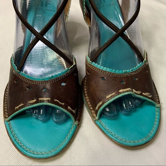 ALBERTO fermani leather heels - Picture 6 of 9